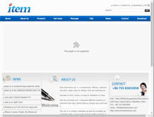 Tablet Screenshot of itemelectronics.com